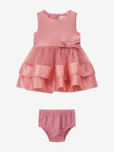 Guess Baby Girls Ceremony Dress In Pink