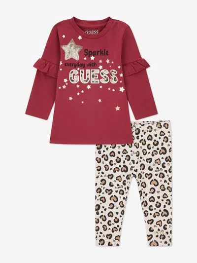 Guess Kids' Baby Girls Legging Set In Multi