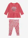 Guess Baby Girls Legging Set In Pink