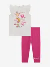 Guess Baby Girls Legging Set In White