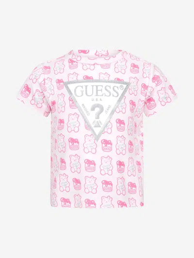 Guess Baby Girls T-shirt 7 Yrs Pink