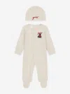 Guess Baby Teddy Bear Babygrow Set In Neutral