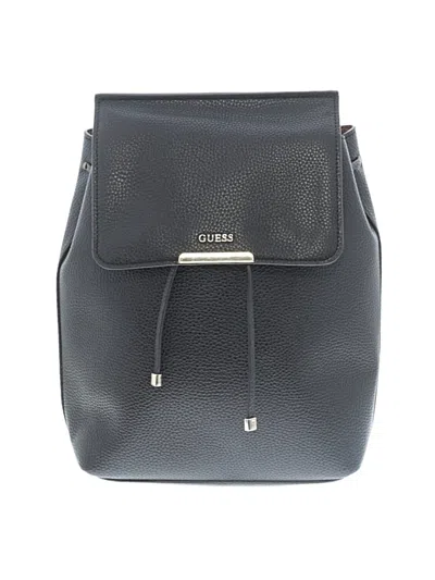 Pre-owned Guess Backpack In Black