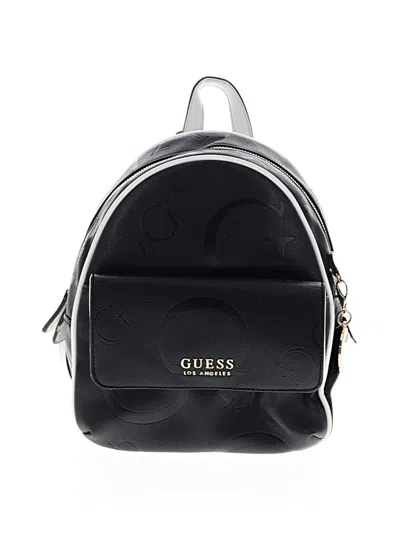 Pre-owned Guess Backpack In Black