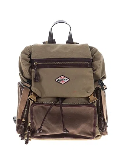 Pre-owned Guess Backpack In Brown