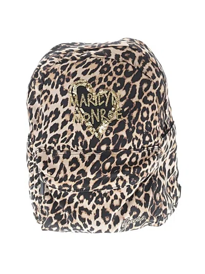 Pre-owned Guess Backpack In Gold