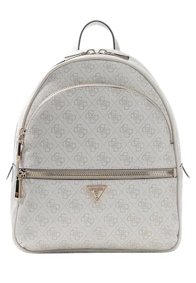 Guess Backpack Manhattan Ii In Bianco