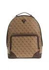 Guess Backpack Milan In Marrone