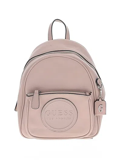 Pre-owned Guess Backpack In Pink