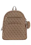 Guess Backpack Power Play Ii In Beige
