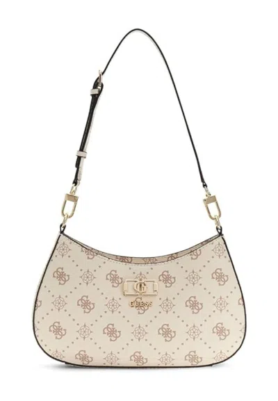 Guess Bag Emelie Logo In Bianco