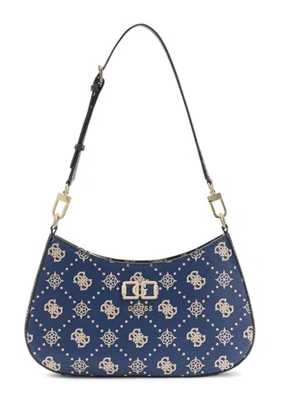 Guess Bag Emelie Logo In Blu