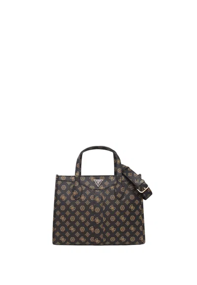 Guess Bag  Woman Hwpp8665220 Mocha Logo In Brown