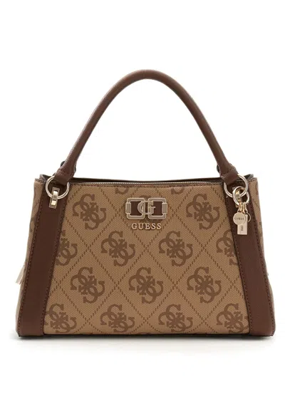 Guess Bag Karnilla Logo In Marrone
