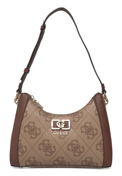 Guess Bag Karnilla Logo In Marrone