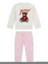 Guess Bear-motif Tracksuit In ピンク