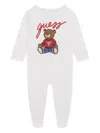 Guess Bear-print Pajamas In White