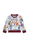 Guess Bear-print Sweatshirt In Multi