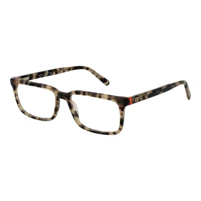 Guess Beige Men Glasses Men's Frame In Sand