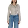 Guess Beige Polyethylene Jackets & Coat In Neutral