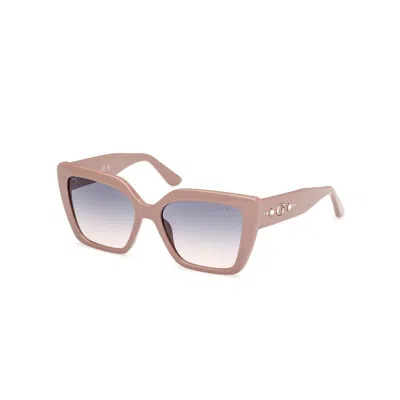 Guess Beige Resin Sunglasses In Neutral