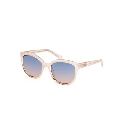 Guess Beige Resin Sunglasses In Neutral