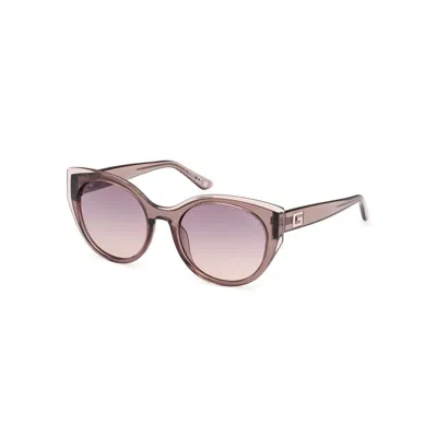 Guess Beige Resin Sunglasses In Brown