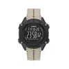 Guess Beige Synthetic Watch In Neutral