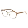 Guess Beige Women Optical Frames In Brown