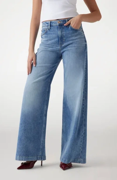 Guess Bellagio High Waist Wide Leg Jeans