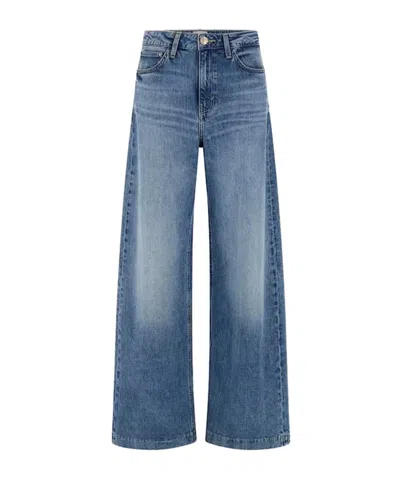 Guess Bellagio Wide Leg Jeans In Blue