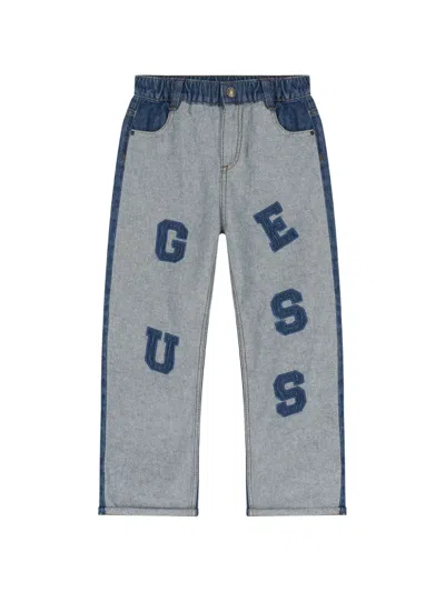 Guess Kids' Belt-loop Pocket Jeans In Gray