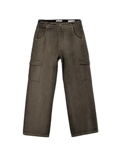 Guess Kids' Belt-loop Pocket Jeans In Brown