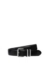 Guess Belts Man  Bm7350 Lea35 Black Bm7350 Lea35/bla In Black