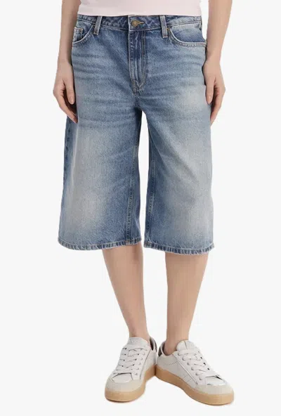 Guess Bermuda Baggy Woman Blue