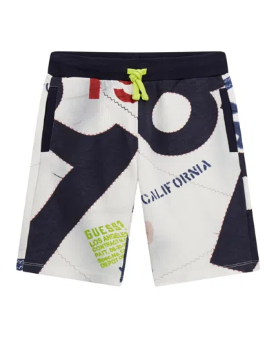 Guess Kids' Big Boy Printed Active Shorts In Multi