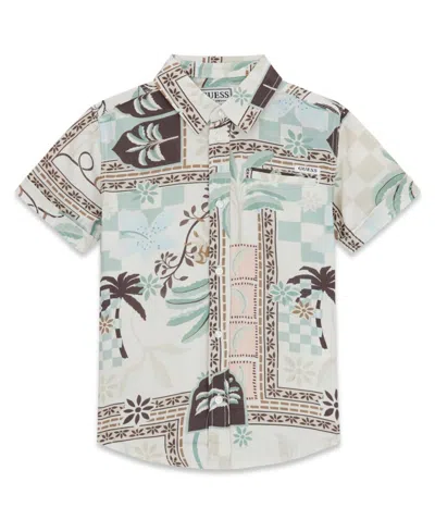 Guess Kids' Big Boys' 8-20 Short-sleeve T-shirt In Multi