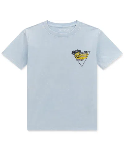Guess Kids' Big Boys Oversize Short-sleeve Cotton Logo Graphic T-shirt In Fx-mediu