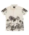 Guess Big Boys Short Sleeve Button Down Shirt In Neutral