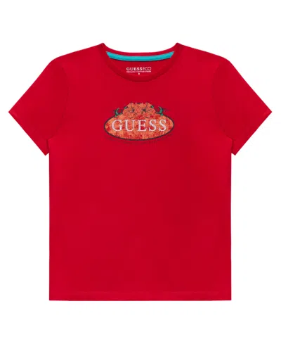 Guess Kids' Big Boys Short Sleeve Logo T-shirt