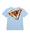 Guess Big Boys Short Sleeve T-shirt In Blue
