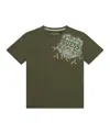 Guess Big Boys Short Sleeve T-shirt In Green