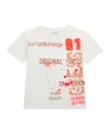 Guess Big Boys Short Sleeve T-shirt In White