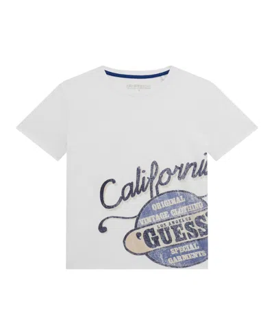 Guess Kids' Big Boys Short Sleeve T-shirt In Gray