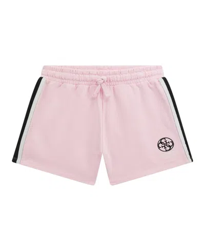 Guess Kids' Big Girl Active Shorts In Pink