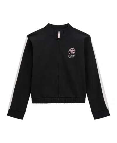 Guess Kids' Big Girl Long Sleeve Zip-up Sweatshirt