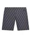 Guess Big Girl Printed Biker Shorts In Gray