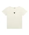 Guess Big Girl Short Sleeve With Shiny Foil Print Logo T-shirt In White