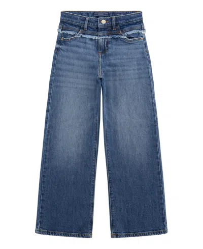 Guess Kids' Big Girls 90s Comfort 5-pocket Denim Jeans In Blue