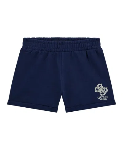 Guess Kids' Big Girls Active Shorts In Blue